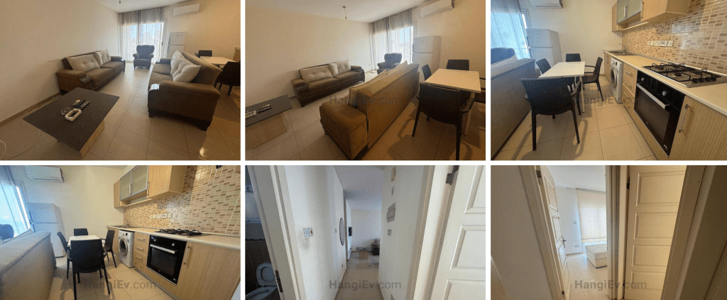 A 2+1 apt. in Girne center for 750 GBP rent.