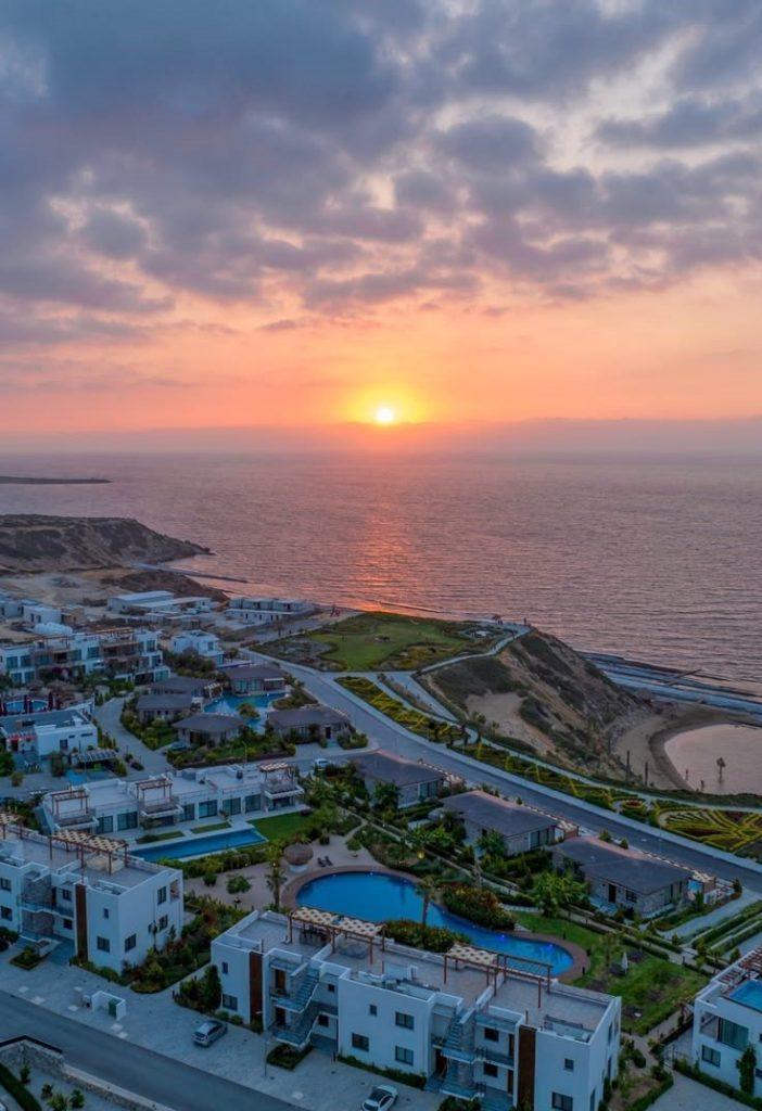 Sunset Coastal Area in North Cyprus