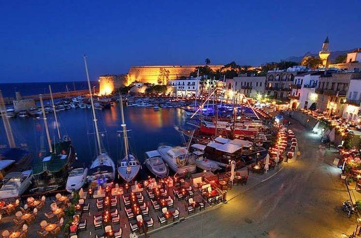 girne-harbour-night